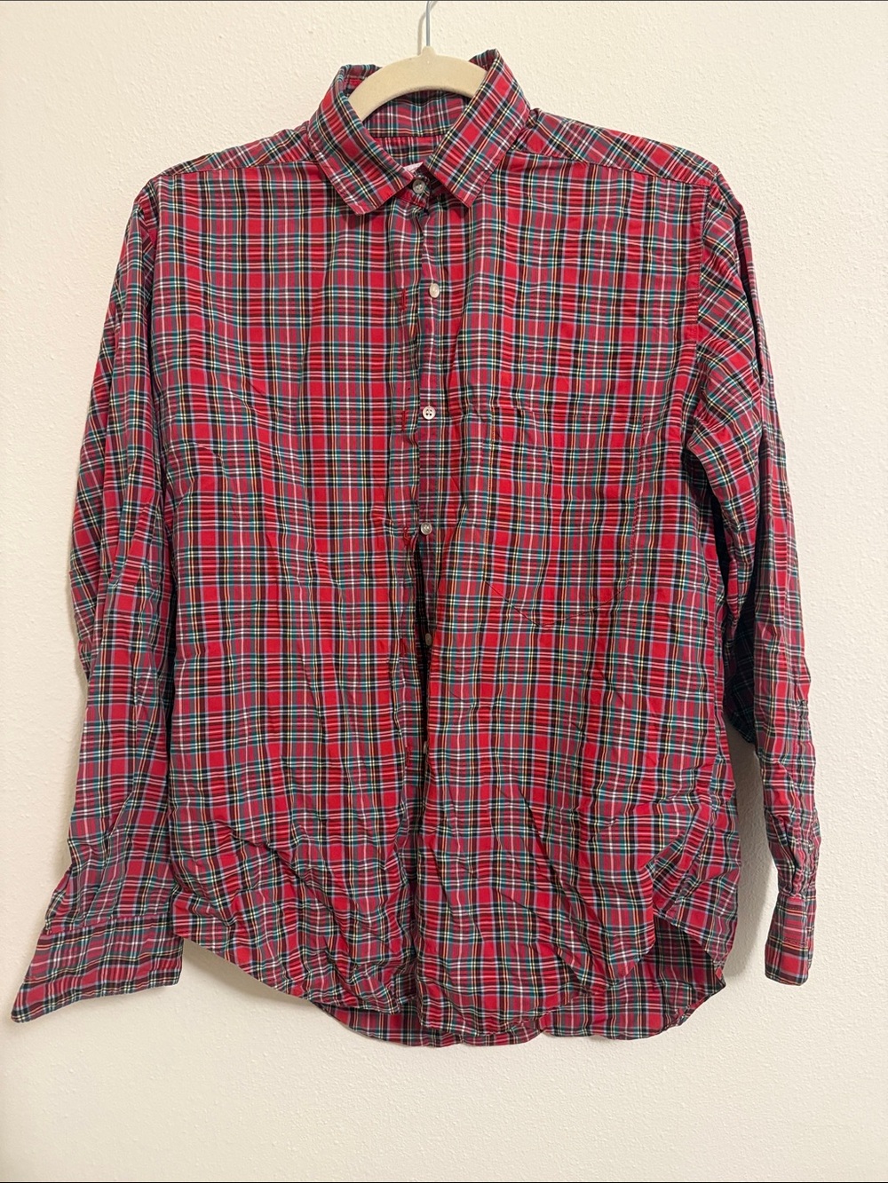 Brooks Brothers Red Plaid Button-Down Shirt